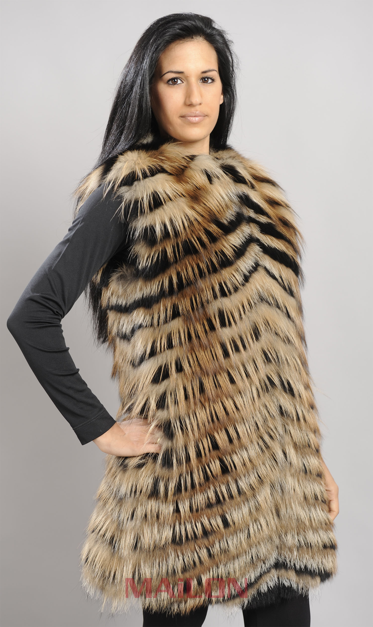 Two colors - Black and Cross Fox Vest