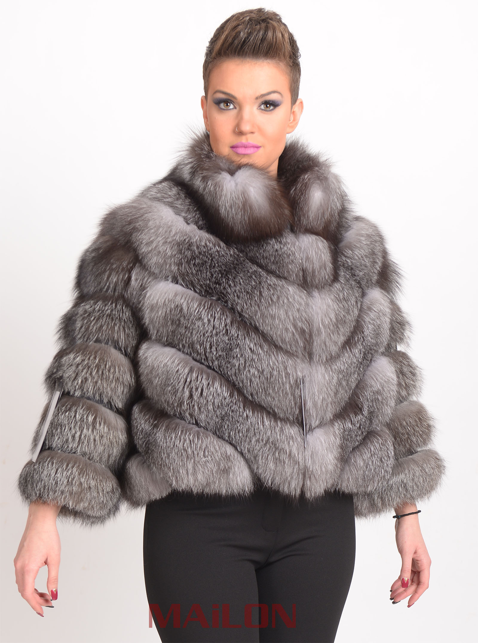 Blue Frost SAGA Fox Jacket bolero