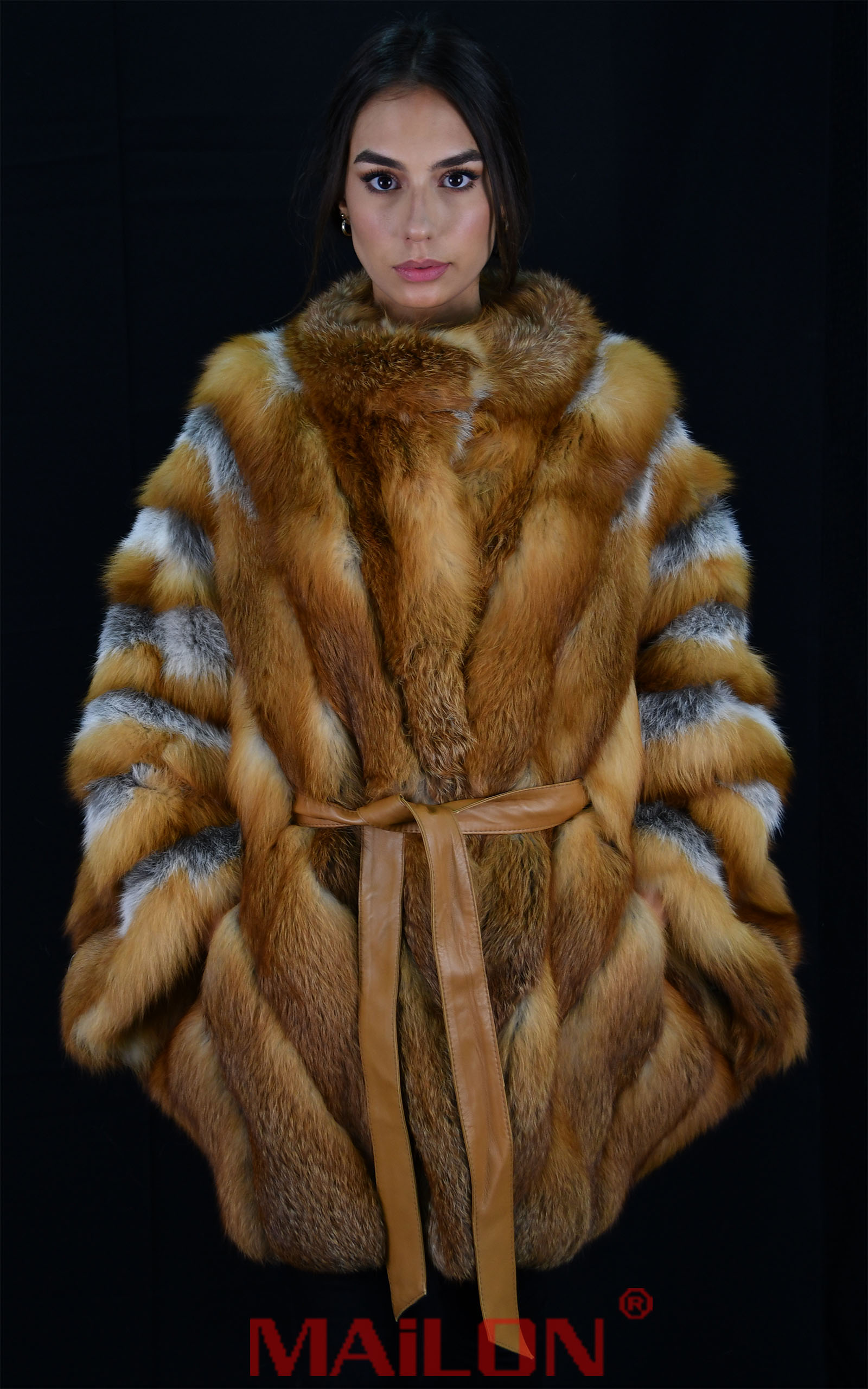 Canadian Red Fox Fur Cape - One Size fits most