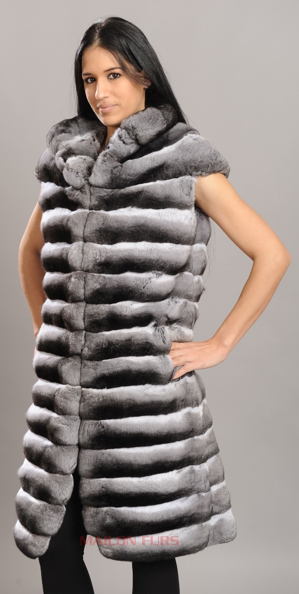 Wanger Long Chinchilla Fur Vest