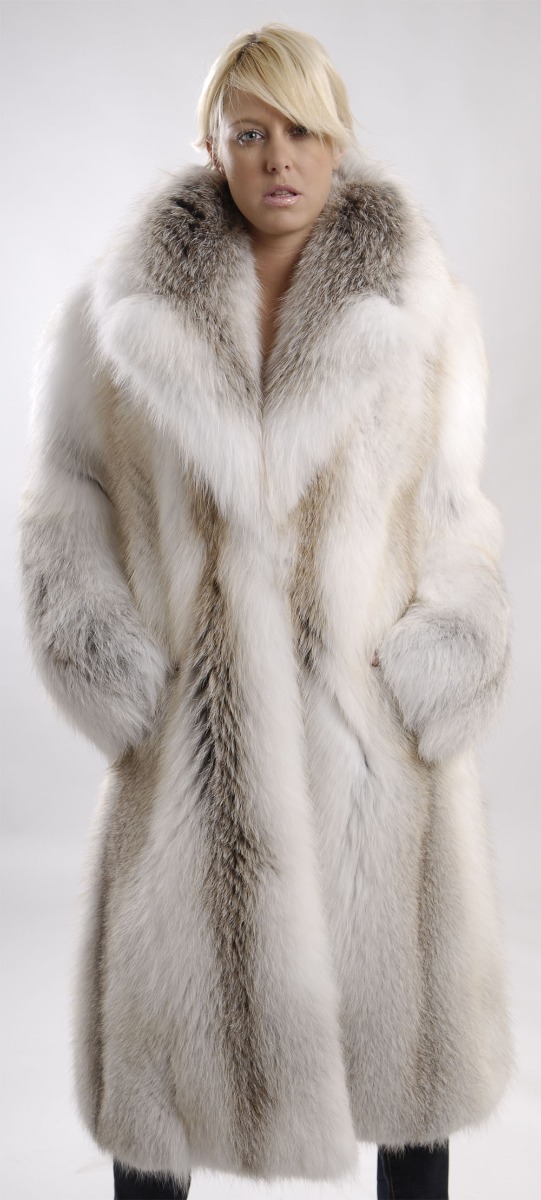 Feathered Golden Island Shadow Fox Coat