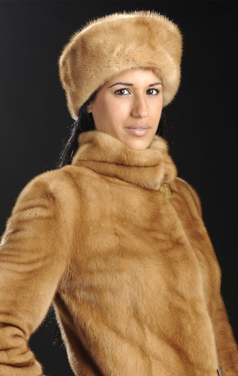 Mink Fur Hat - All Sizes and colors available