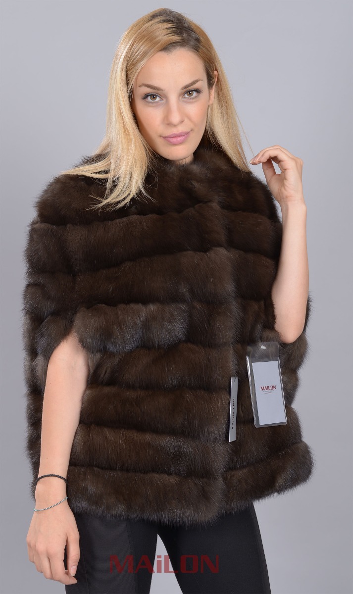 Canadian Sable Fur Cape